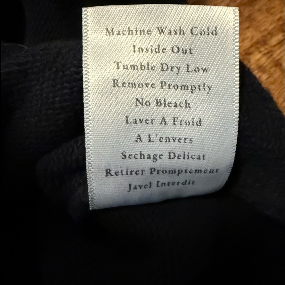 Frank and Eileen ANNA capelet sweatshirt, size M, Royal Navy - Picture 5 of 7